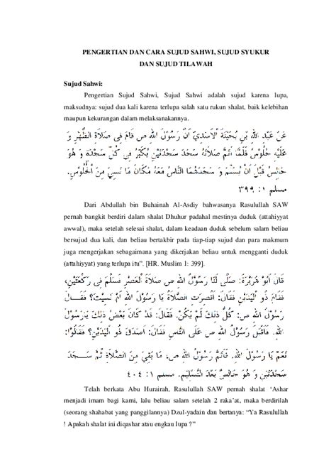 (DOC) PENGERTIAN DAN CARA SUJUD SAHWI, SUJUD SAHWI, DAN SUJUD SYUKUR.docx