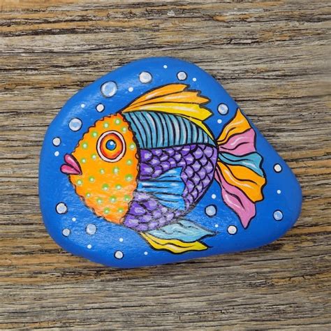 Fish Hand Painted Etsy