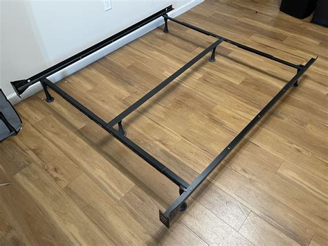 Queen Size Metal Rails Hook On Bed Rails Queen With Center Support