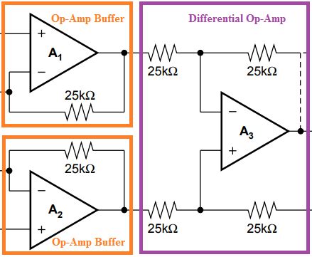 Instrumentation Amplifier Circuit Diagram Using Op