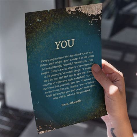 You Donna Ashworth Poem Greeting Card Naomi Victoria Loves