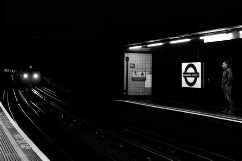 Lines of Light on the Underground - Luke Agbaimoni Photography