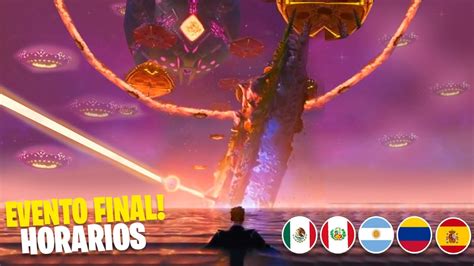 A Que Hora Es El Evento Final Del Temporada 8 De Fortnite Todos Los Horarios Del Evento Final