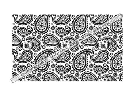 Bandana Pattern 4 SVG Paisley Pattern SVG Transparent Etsy