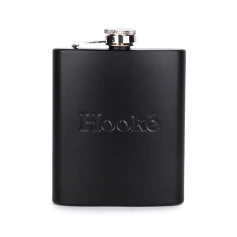 Hooké Hip Flask Matte Black