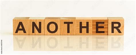 word   wooden alphabet letters isolated  white