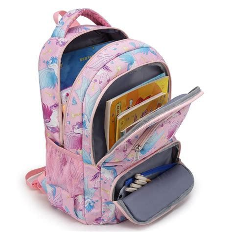 Blue Rainbow Unicorn Backpack Set Hi Market