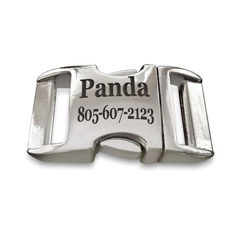 Personalized Dog Collar Buckle Laser Engraved Buckle Etsy