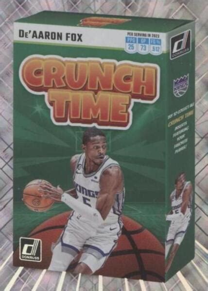 2023 24 Panini Donruss Crunch Time Diamond 3 De Aaron Fox Online