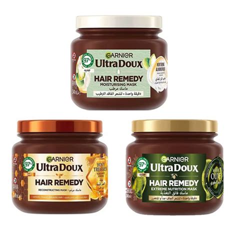 Garnier Ultra Doux Hair Mask 340ml جميع الأنواع Care Center