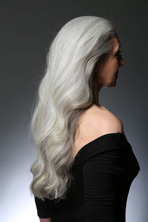 Alex For White Hot Hair Long Gray Hair Gorgeous Gray Hair Black And Grey Hair