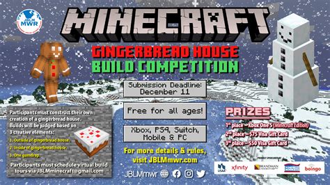 View Event :: Minecraft Gingerbread House Build Competition :: Joint ...