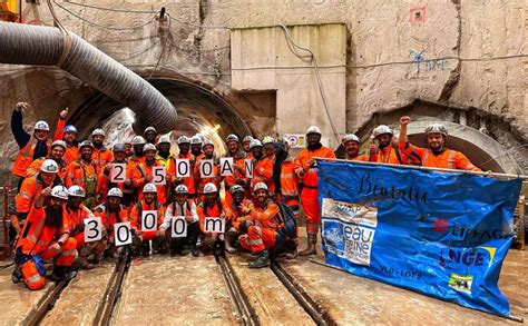 Eiffage Génie Civil A Creusé Les 3 Premiers Kilomètres De Tunnel Du Lot