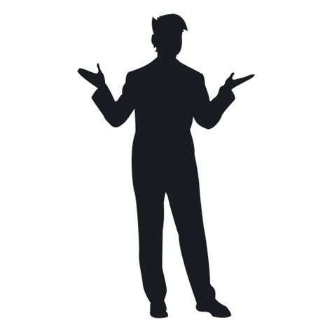 Person Standing Silhouette Vector at GetDrawings | Free download