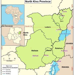 Location map of the North-Kivu province | Download Scientific Diagram