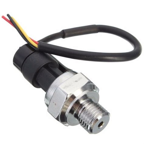 Pressure Transducer Sensor 5V 0 1 2Mpa Oil Fuel For Gas Water Air