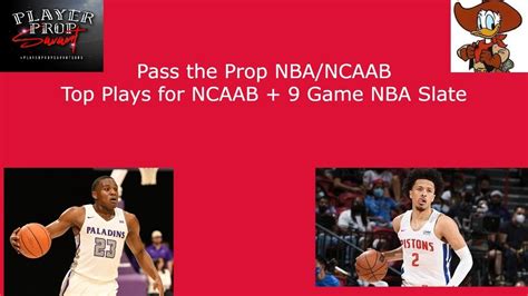 Pass The Prop Nba Top Props Best Bets For 1 31 Slate Youtube