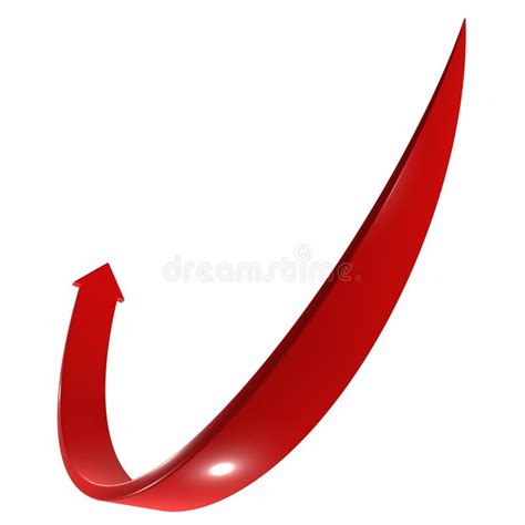 Red Arrow 3d Curve Stock Illustration Illustration Of Creative 33820877