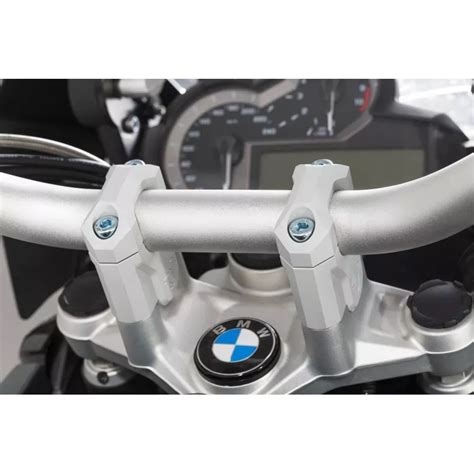 Rehausseur De Guidon Hauteur 40mm SW MOTECH Gris Pour BMW R1200GS LC