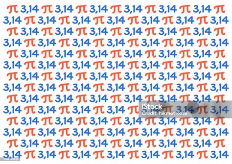 simbol pi oranye  nomor pi biru nomor pi  latar belakang simbol