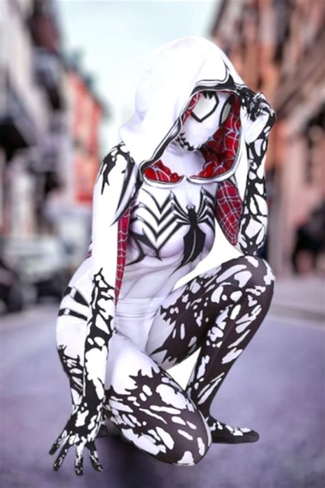 Spider Gwen, Spider-Man: Across the Spider-Verse, Halloween costume, cosplay, hero, Gwen Stacy ...