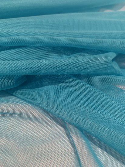 60 Turquoise Power Mesh Fabric 80 Poly 20 Spandex Per Yard Power