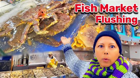 Flushing Main Street Fish Market 🐠 Flushing Newyork 🇺🇸 Youtube