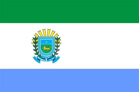 Flag of Mato Grosso do Sul State, Brazil in Spanish Style