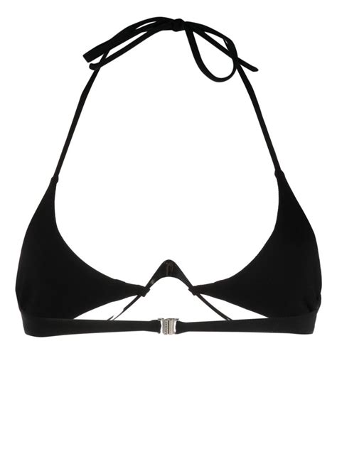 Mugler Cut Out Bikini Top Farfetch