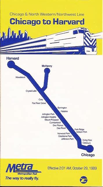 Metra (Chicago & North Western) Northwest Line Timetable -… | Flickr