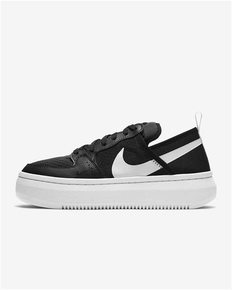 Women S Nike Court Vision Alta Black White Sneaker Steal