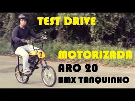 Test Drive Da Motorizada Aro Bmx Tanquinho Youtube