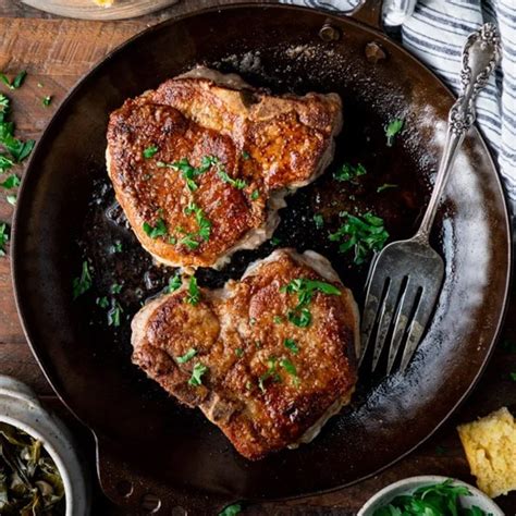 Pan Fried Pork Chops The Seasoned Mom