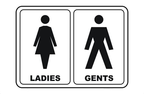 Gents Toilet Sign To Print