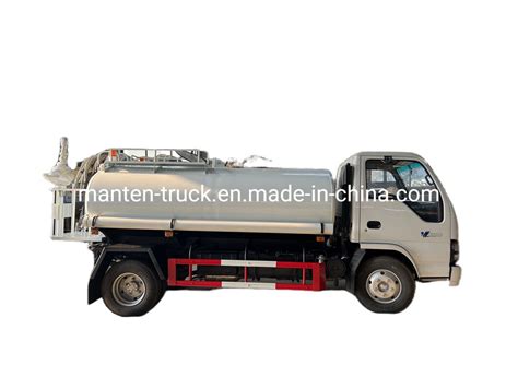 Isuzu Npr 4m3 5m3 Ss 304 Stainless Steel Water Sprinker Trucks Tender