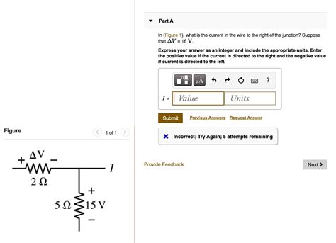 Solved Part A In Figure What Is The Current In The Wire To The