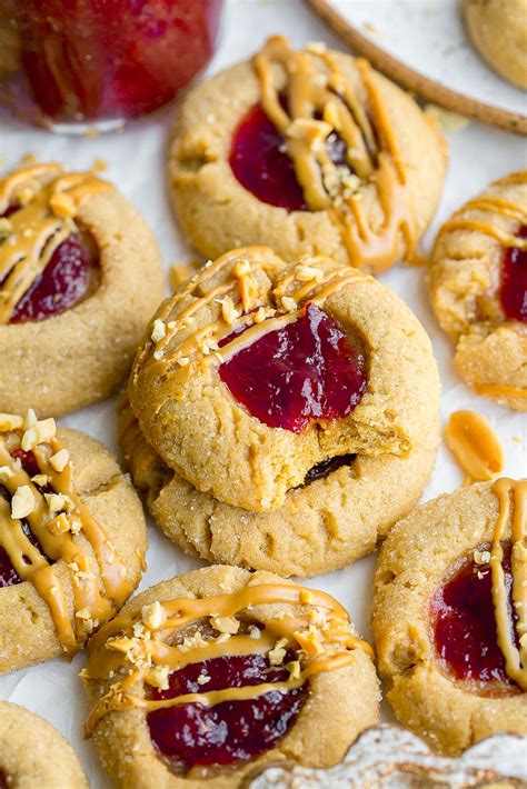 Peanut Butter And Jelly Cookies Kathryn S Kitchen