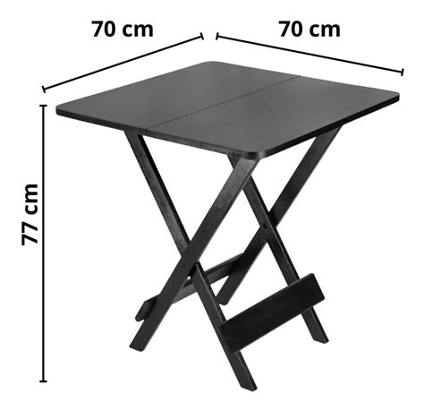 Mesa Dobr Vel X Madeira Maci A Pinus Cor Preta Madeiramadeira