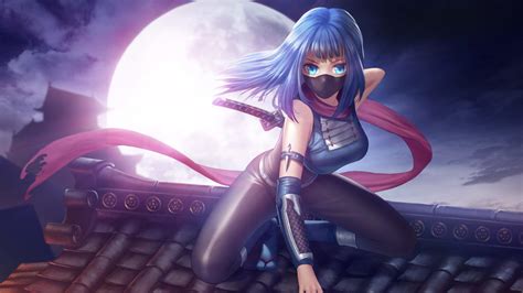 Anime Girl Ninja Wallpaper