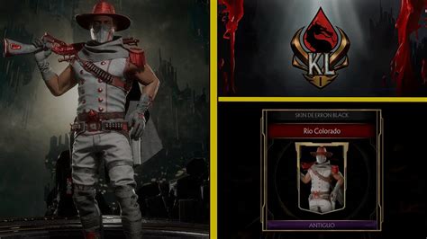 MK11 Kombat League Skins Erron Black Río Colorado Temporada I