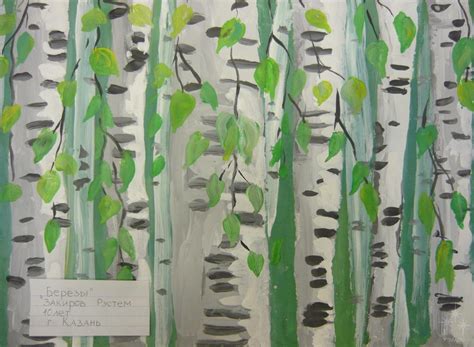 Поделка березка - фото и картинки: 68 штук