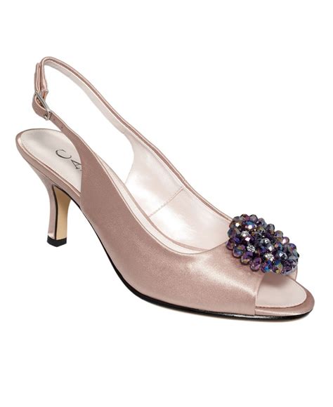 Caparros Shoes Zurina Slingback Evening Pumps Macys 7900 These