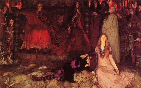 The Play Scene In Hamlet 1897 Edwin Austin Abbey