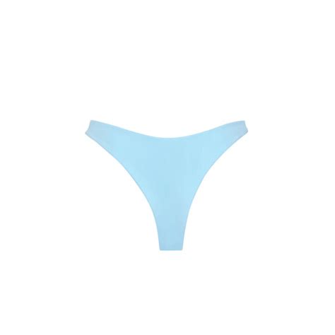 Icey High Cut Thong Bikini Bottoms Kamari Swim Wolf Badger