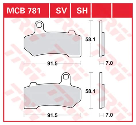 Trw Trw Brake Pads Sinter With Abe Ece R Homologated