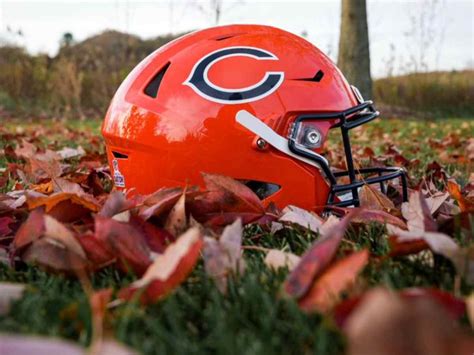 "The Cleveland Bears" - Chicago Bears sporting orange helmets for TNF game against the Panthers ...