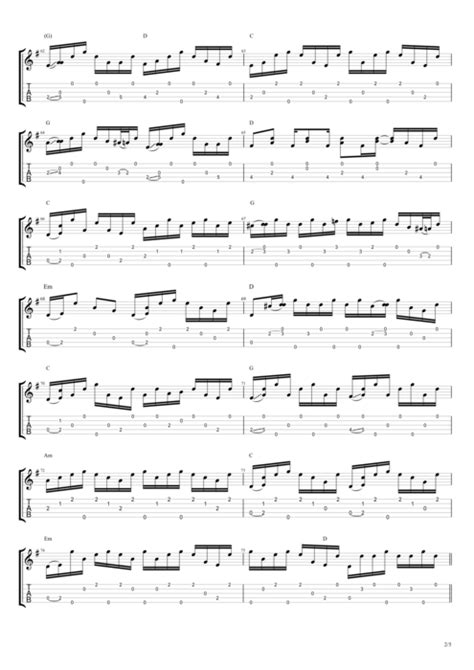 Take It Easy Tab By The Eagles Guitar Pro Full Score Mysongbook