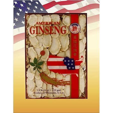 Amazon Prince Of Peace Pure Ginseng Slices 100 Wisconsin American