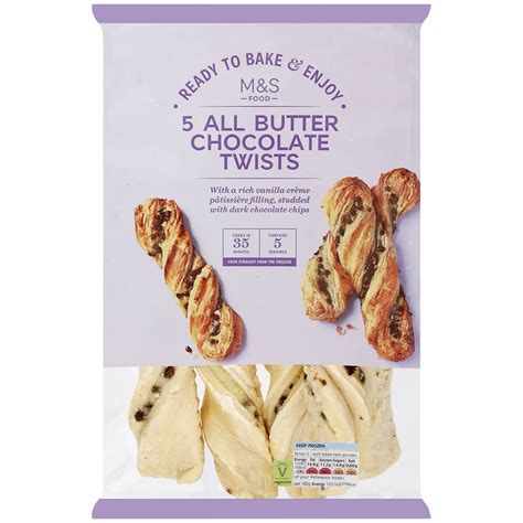 5 All Butter Chocolate Twists | M&S