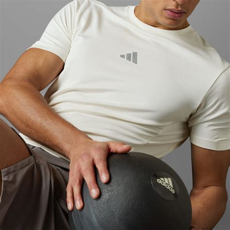 adidas Designed for Training HIIT Workout HEAT.RDY Tee - White | adidas KE